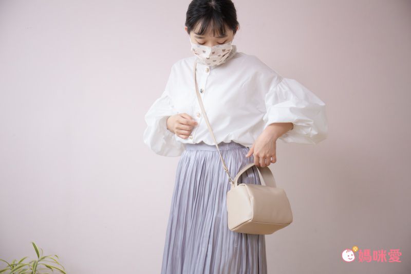 日本服飾代購 - 2way小方胖胖手提包/側背包-黑 (13x20x11cm)