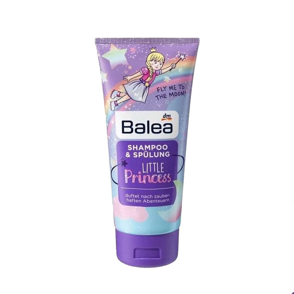 德國 DM-Balea Little Princess - 小公主兒童夢幻果香洗髮護髮二合一洗髮精-(200ml)
