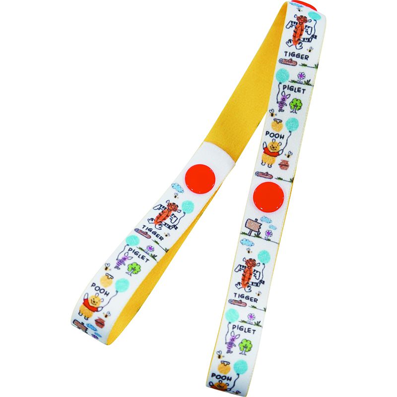 akachan honpo - 玩具防掉繩雙環型-迪士尼-黃色