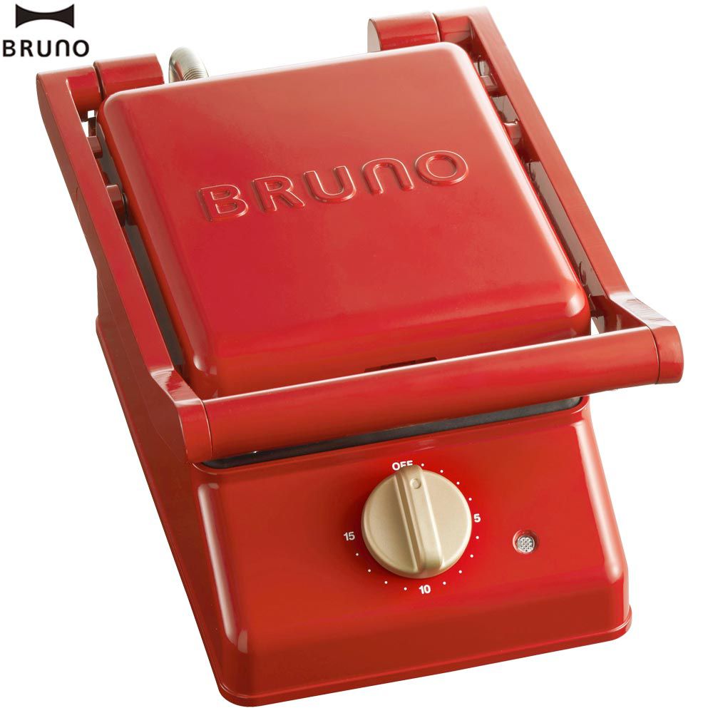 日本 BRUNO - BOE083 單人厚燒三明治機 (經典紅)