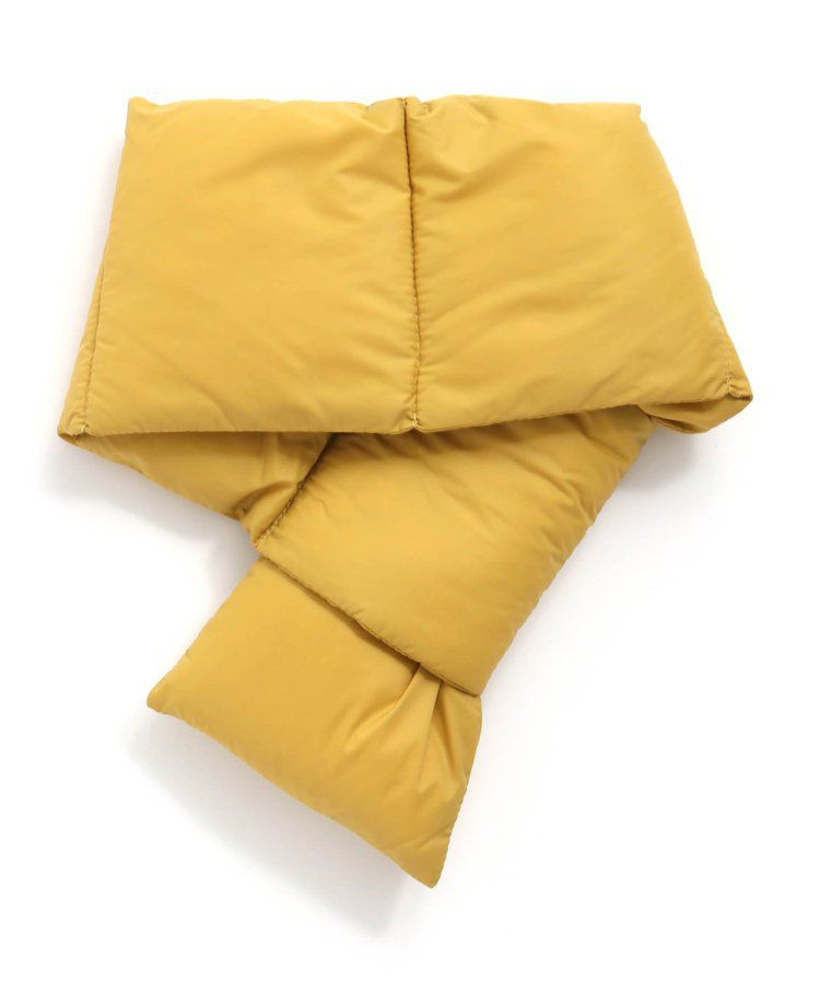 日本 BREEZE - 潑水加工素色羽絨圍脖-薰衣草