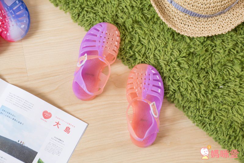 法國Méduse® - 兒童1946雙色軟糖涼鞋-SUNTRI款-葡萄軟糖