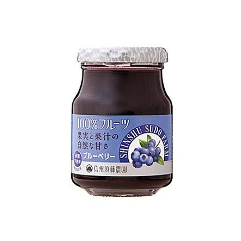 日本Sudo - 日本砂糖無添加果醬-藍莓-185g