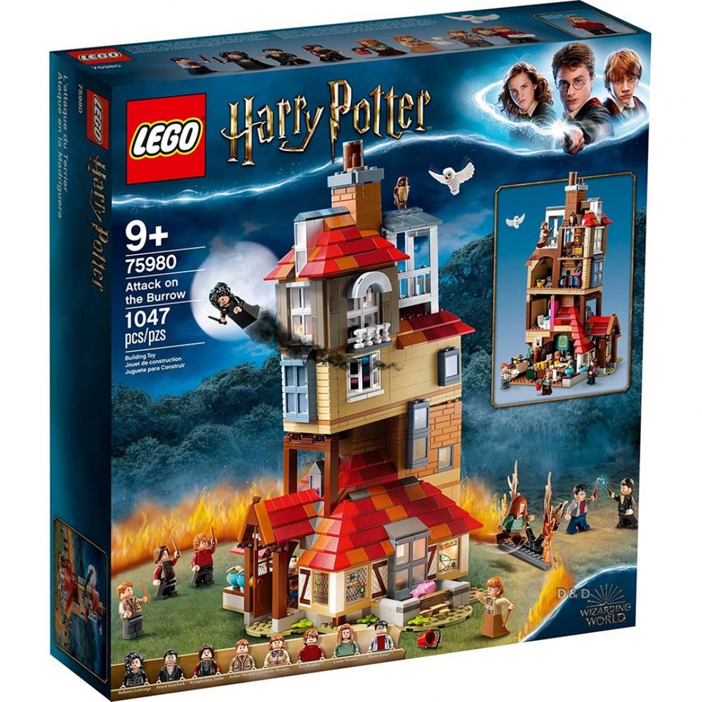 樂高 LEGO - 樂高積木 LEGO《 LT 75980 》Harry Potter™ 哈利波特系列 - 洞穴屋 Attack on the Burrow-1047pcs