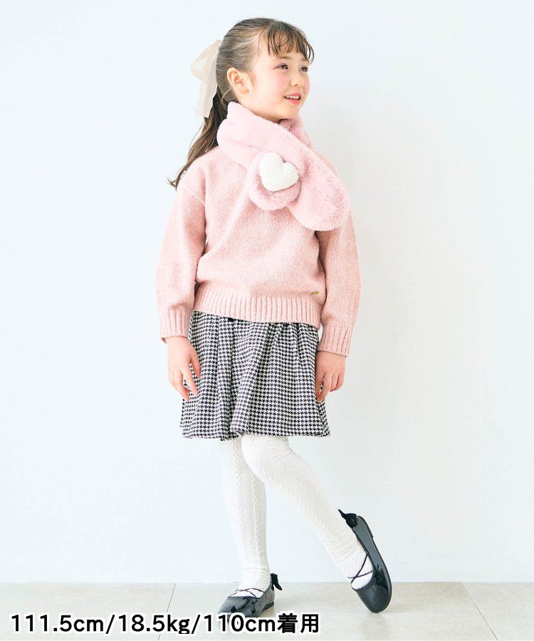 日本 apres les cours - 燈芯絨甜美冬季褲裙-紅格紋