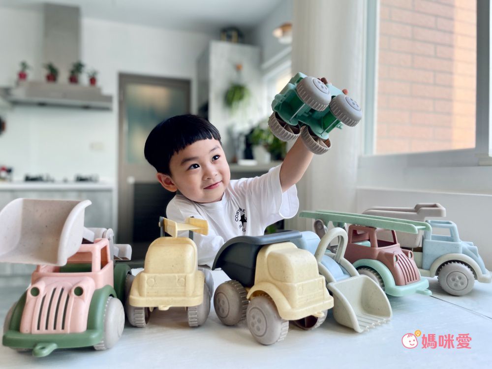 瑞典Viking toys - 莫蘭迪色系 - 薄荷可可(越野吉普車)