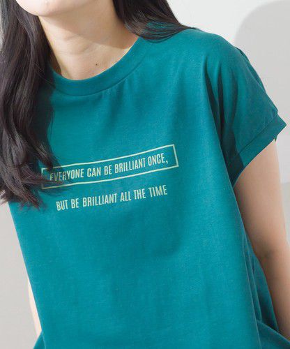 日本 Bou Jeloud - 100%純棉透氣簡約短袖上衣-焦糖橘