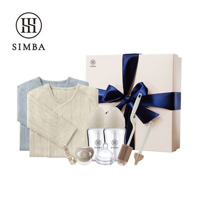 Simba 小獅王辛巴 - 經典熱銷！極致棉柔玻璃新生禮盒-初現