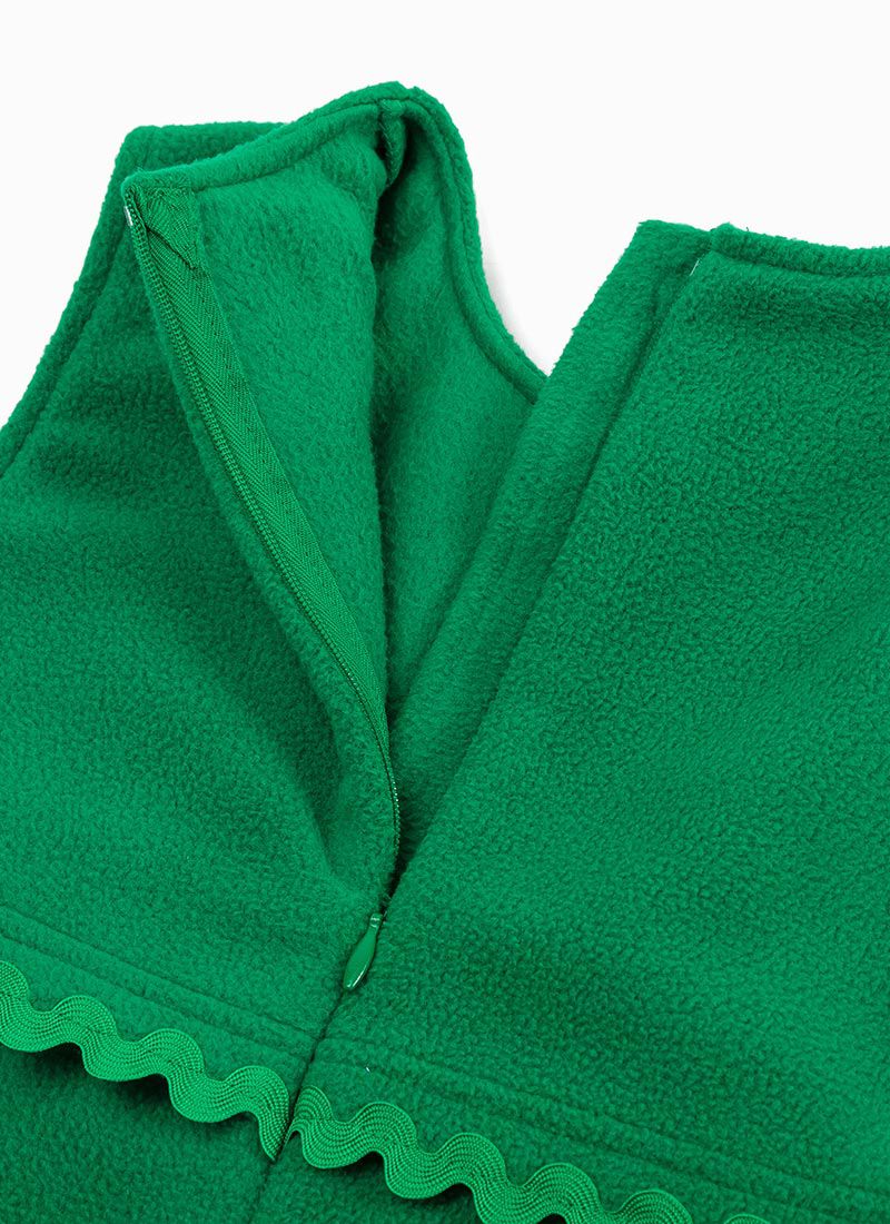 韓國 OZKIZ - (附裝飾品)聖誕樹魔鬼氈洋裝