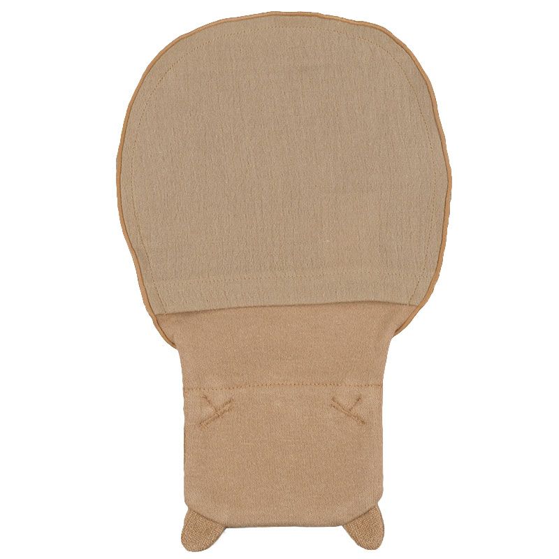 akachan honpo - 好替換吸汗背巾-動物-淺卡其色 (20×29cm)