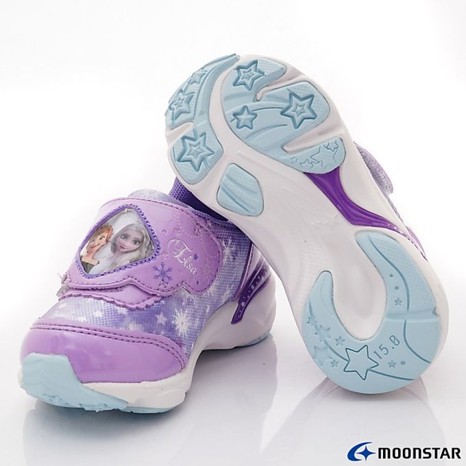 Moonstar日本月星 - 月星冰雪聯名機能童鞋-DNC13117紫(中小童段)-機能運動鞋-紫