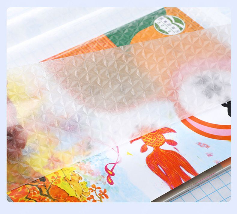 自黏書皮/書套(10入)-鑽石紋路