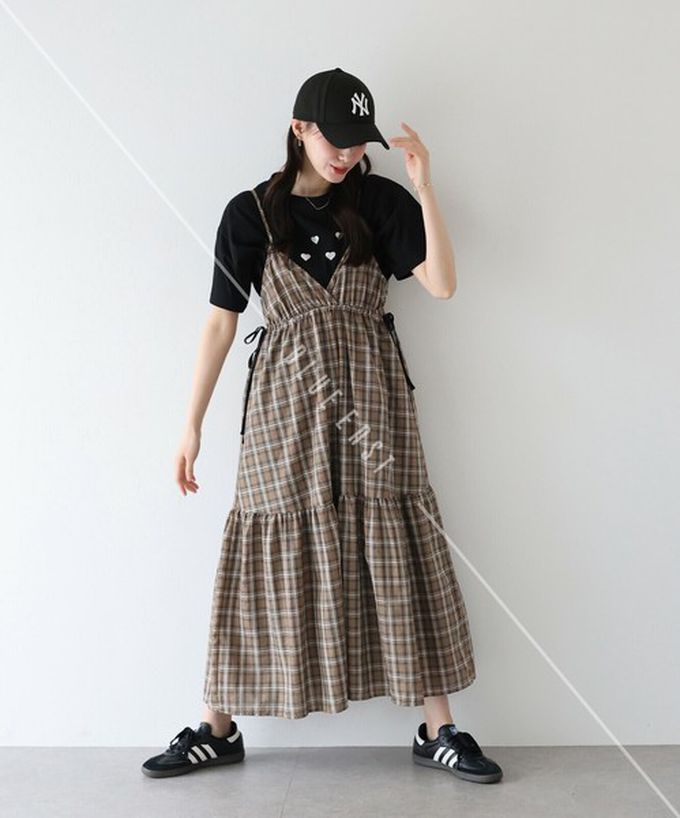 日本 BLUE EAST - 滿分可愛側蝴蝶結細肩帶洋裝-灰藍 (M)