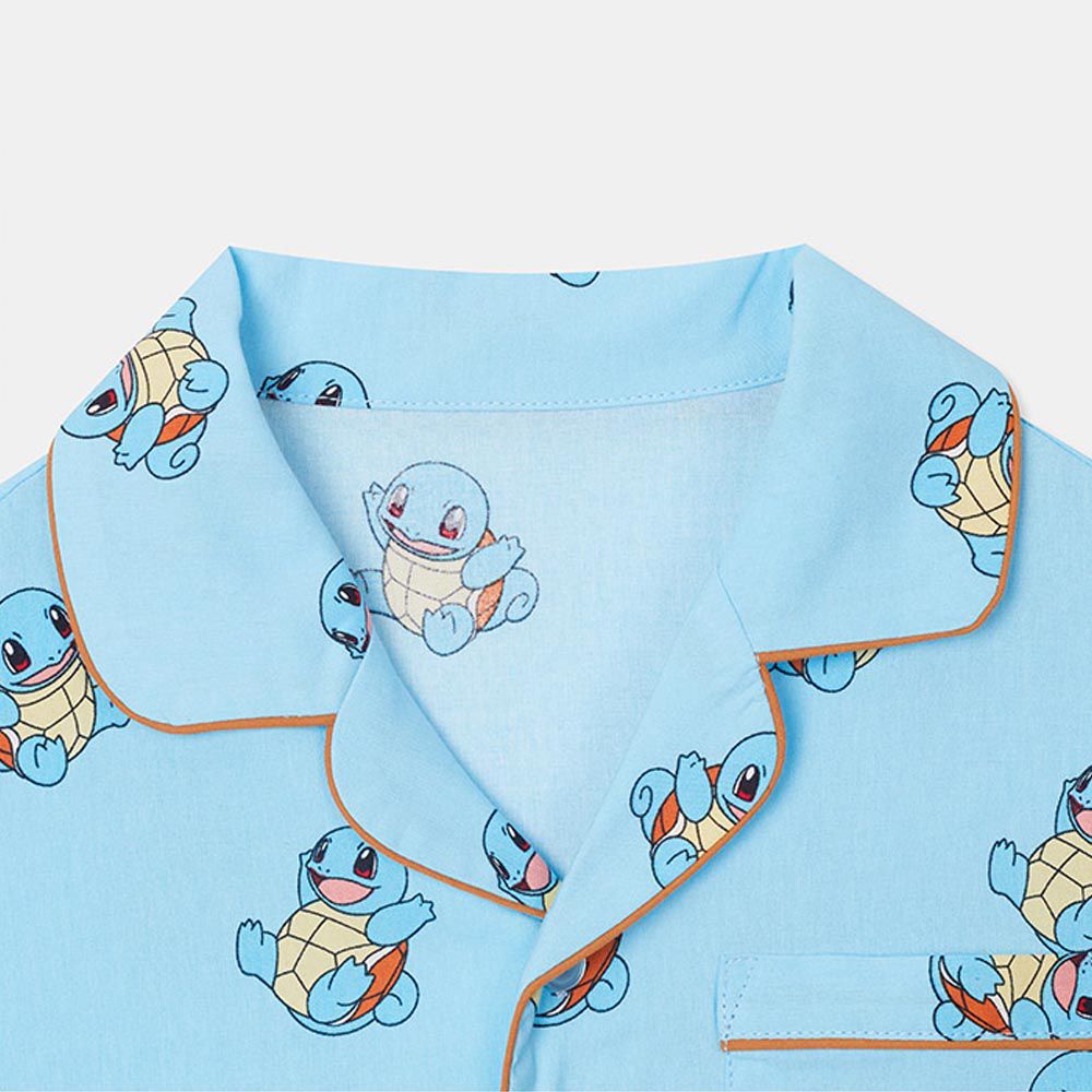SPAO KIDS短袖睡衣套裝-卡通人物傑尼龜-藍