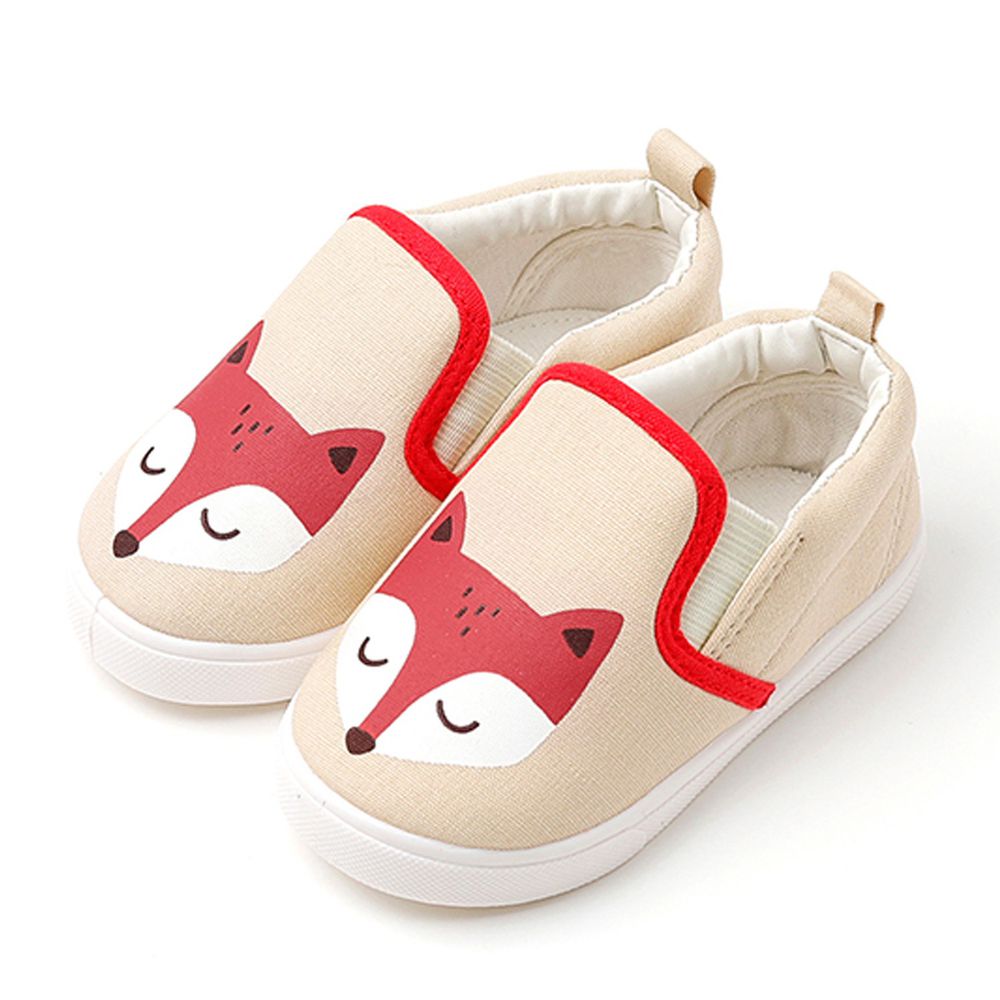 韓國 OZKIZ - 可愛動物兒童休閒鞋/室內鞋-狐狸