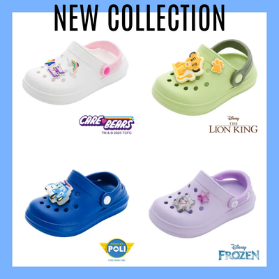 春雨綿綿也不怕！兒童防水洞洞鞋，穿脫方便，是雨天最萌的配備