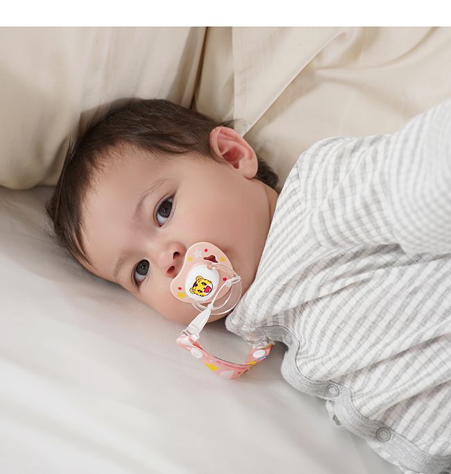 Simba 小獅王辛巴 - 巧虎拇指安撫奶嘴-初生/粉色