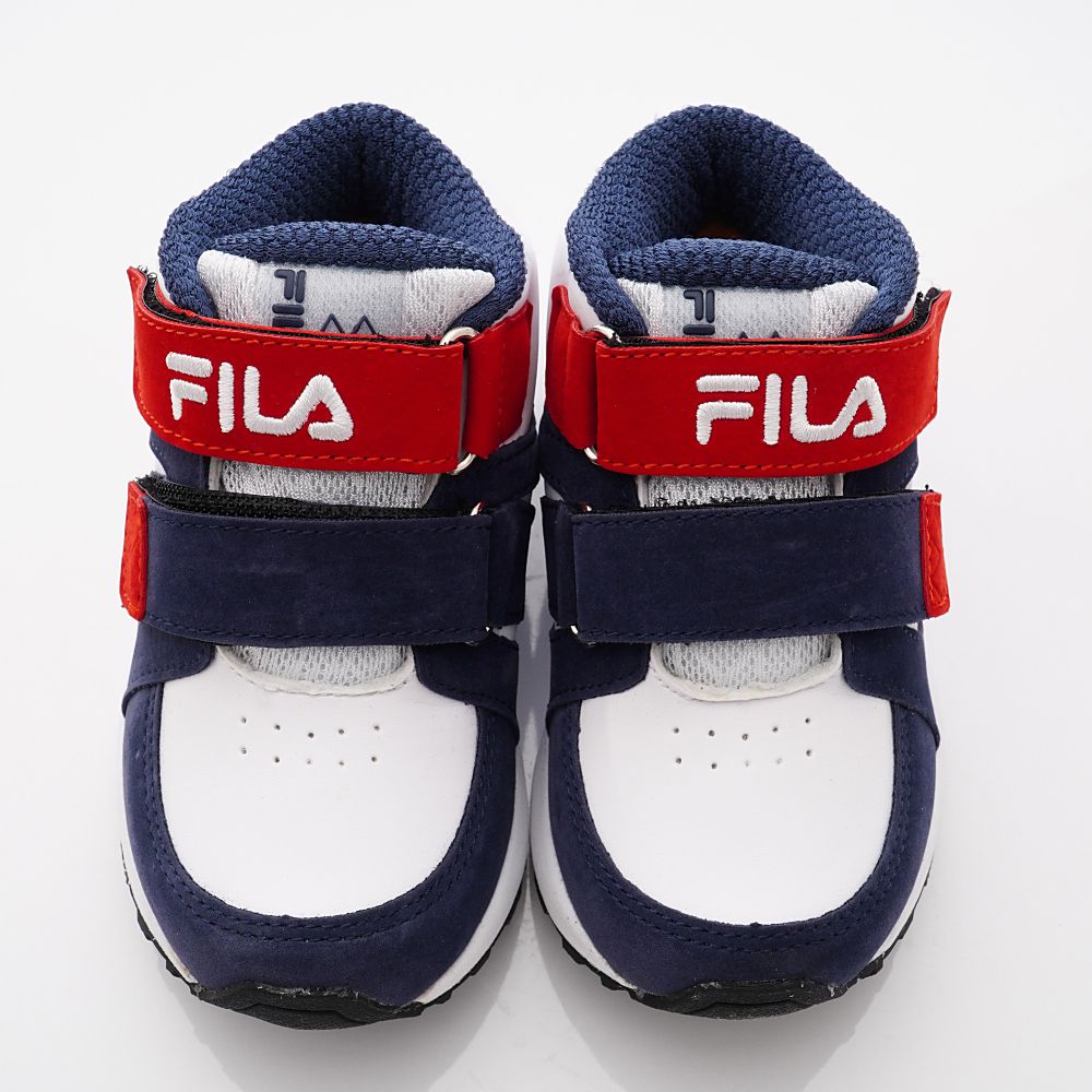 FILA - 機能童鞋-全方位穩定機能護踝款(中大童段)-藍白紅