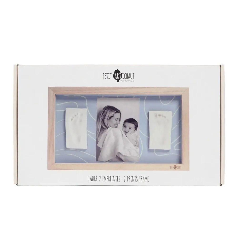 手腳印DIY相框組-長相框/藍調