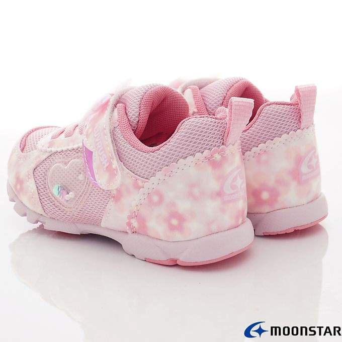 Moonstar日本月星 - 月星LV系列甜心運動款(中大童段)-運動鞋-粉