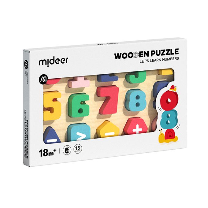 MiDeer - 木質積木拼圖-數字運算