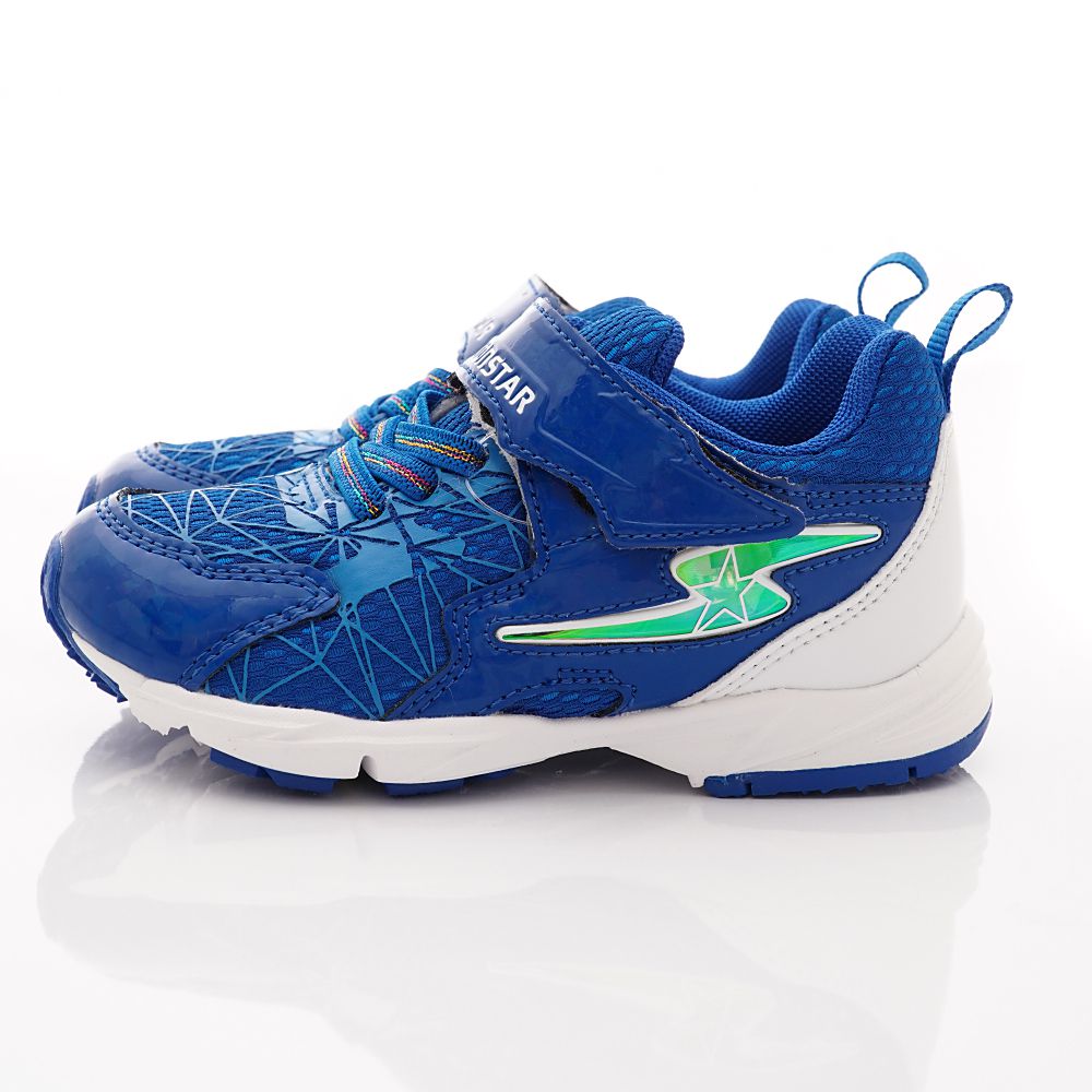 Moonstar日本月星 - 2E電燈競速鞋款(小童段)-藍