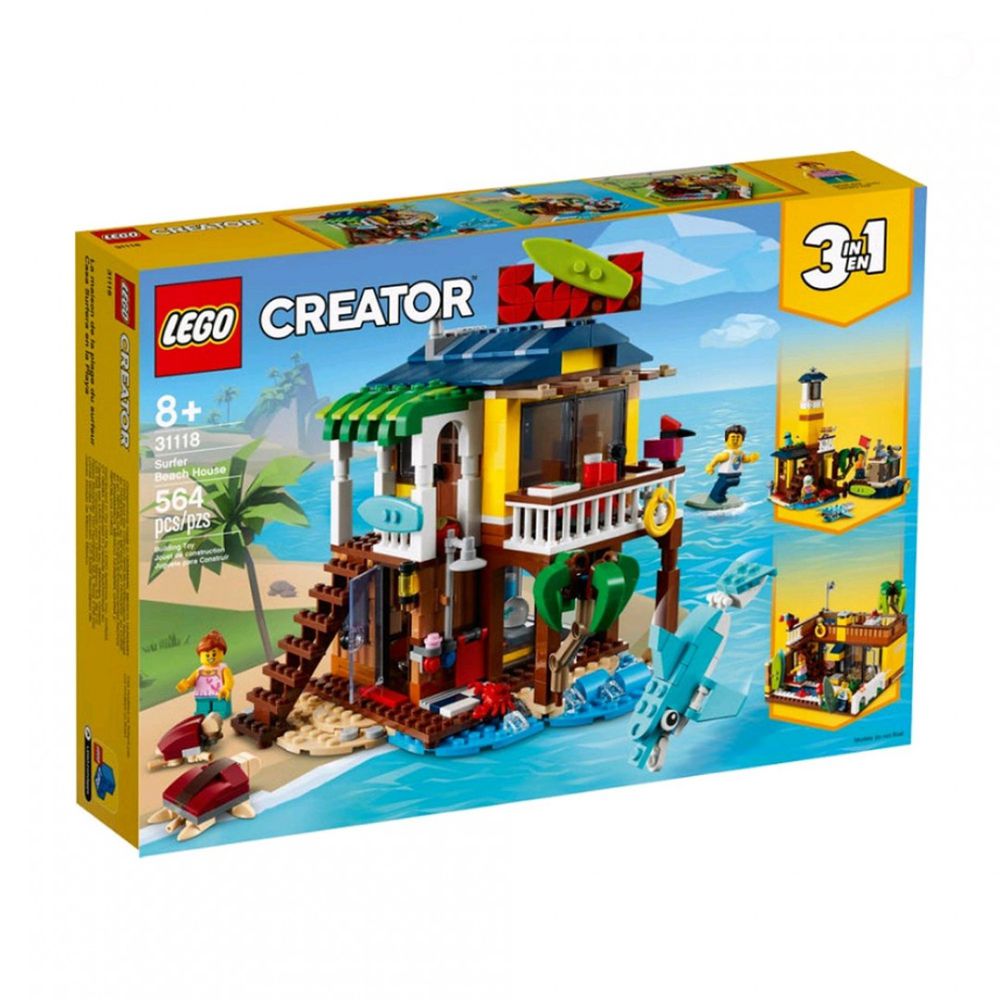 樂高 LEGO - 樂高積木 LEGO《 LT31118 》創意大師 Creator 系列 - 衝浪手海灘小屋-564pcs
