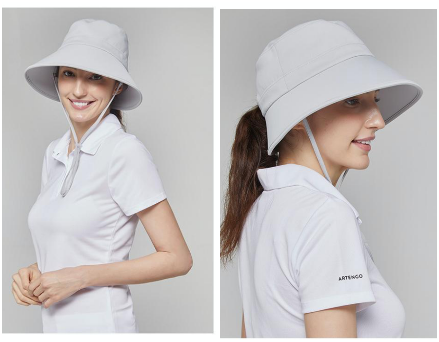 抗UV防曬遮陽漁夫帽-玫瑰粉