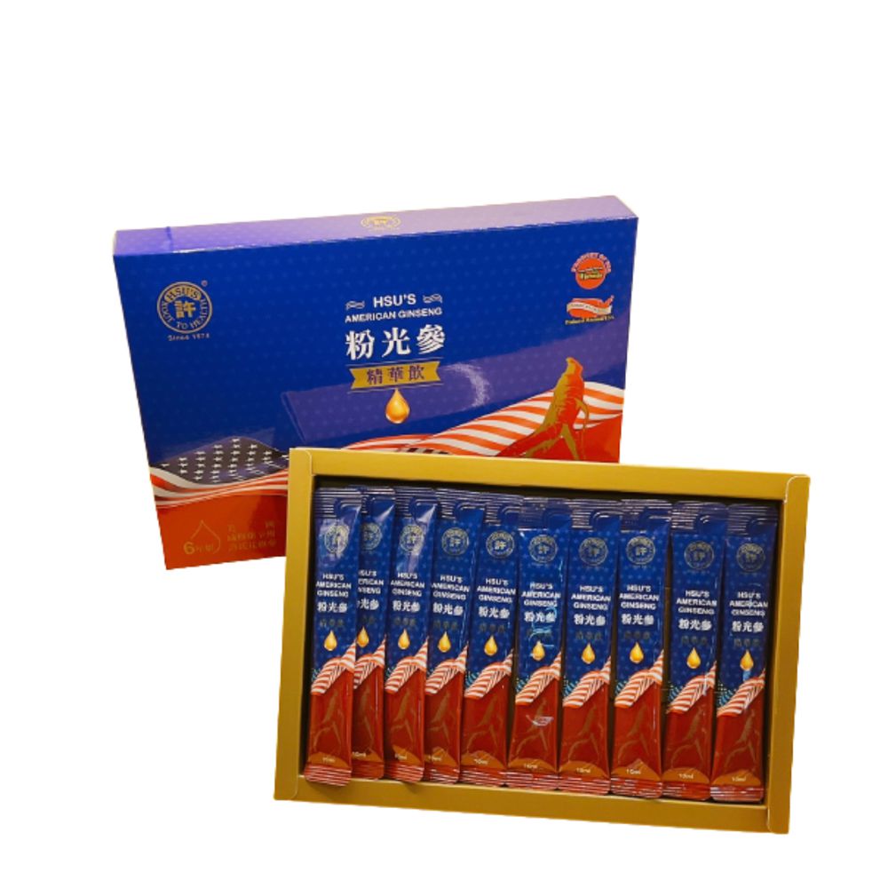 花旗參粉光參濃縮精華飲10mlx10入/盒