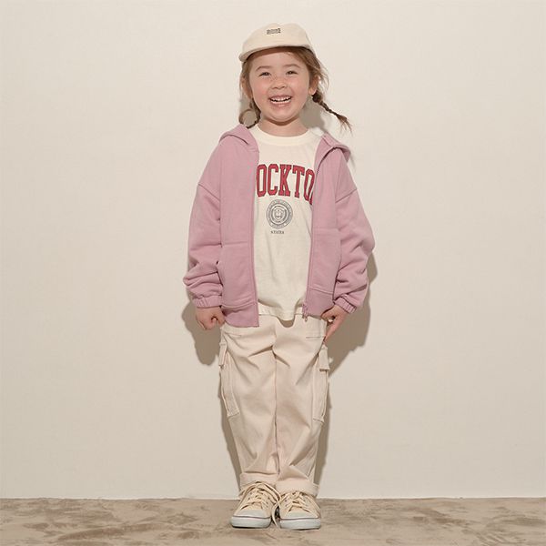 日本 b-ROOM - 簡約百搭連帽運動外套-素色-灰綠