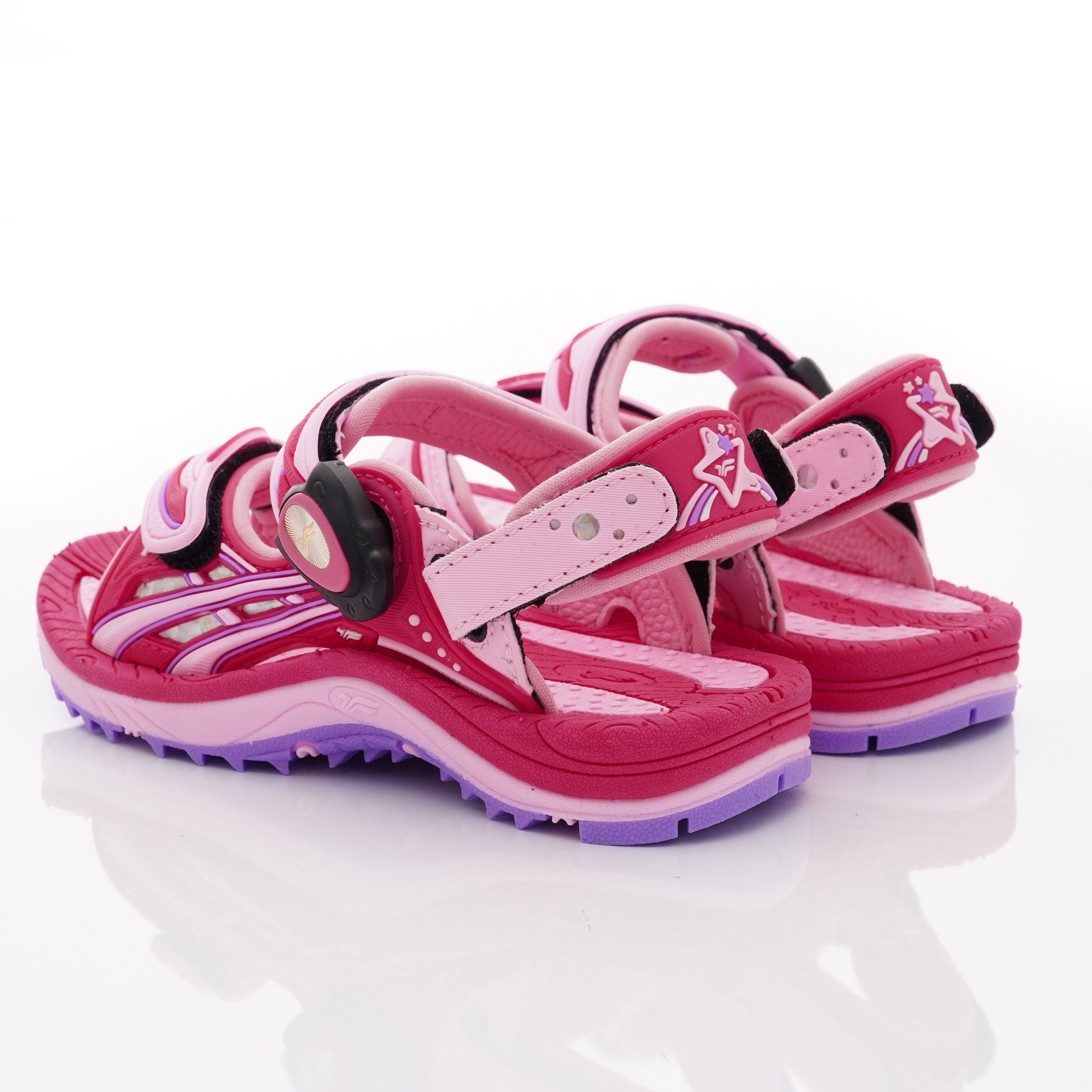 G.P - 造型磁扣兩穿涼拖鞋款(中小童段)-桃紅