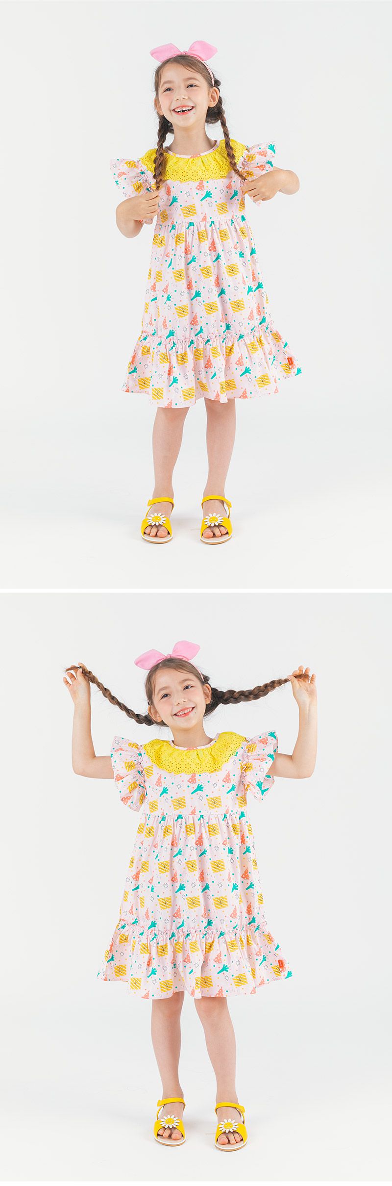 韓國 OZKIZ - 立體袖驚喜禮物洋裝