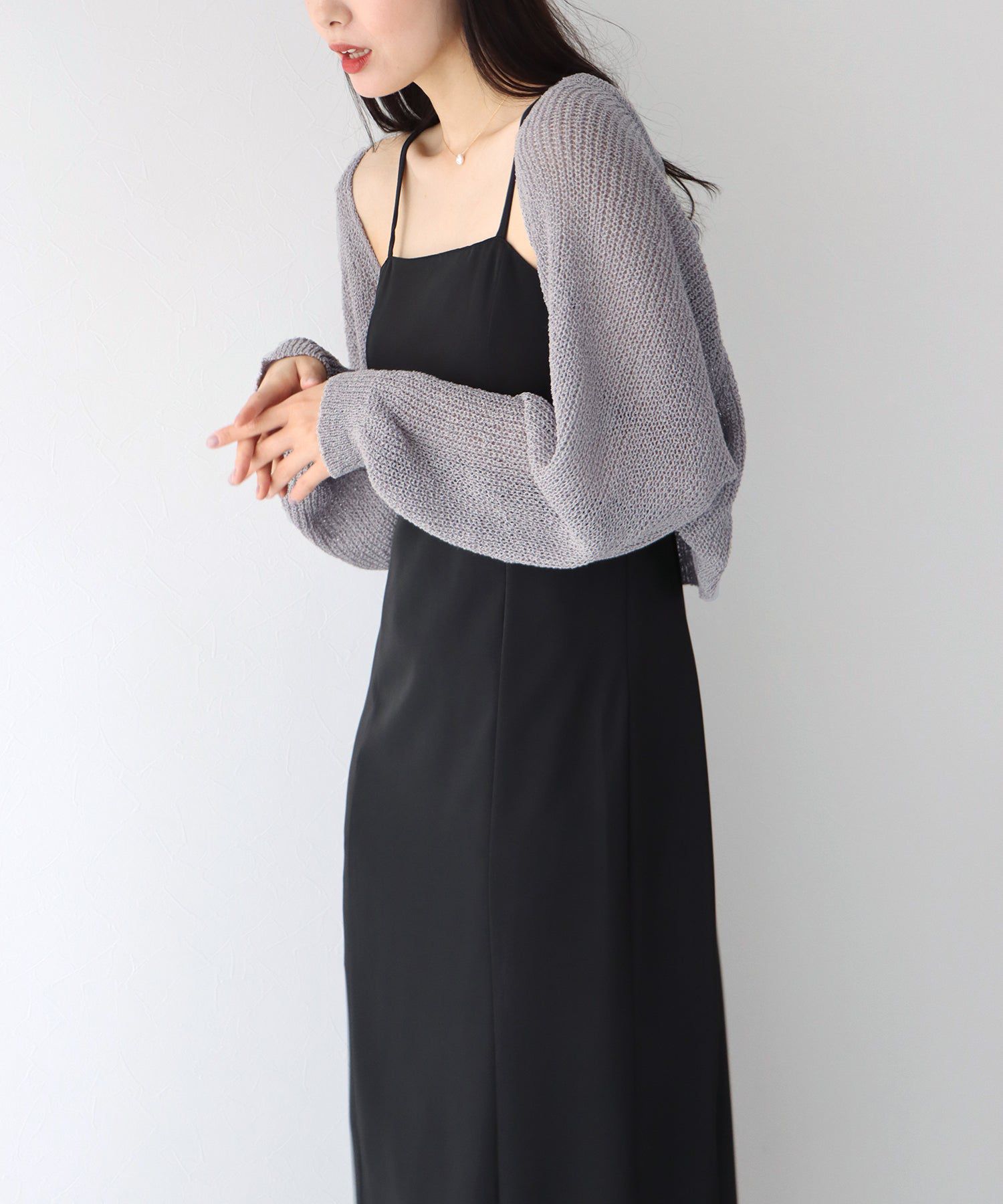 日本 BLUE EAST - 百搭開襟短版針織外套-米杏