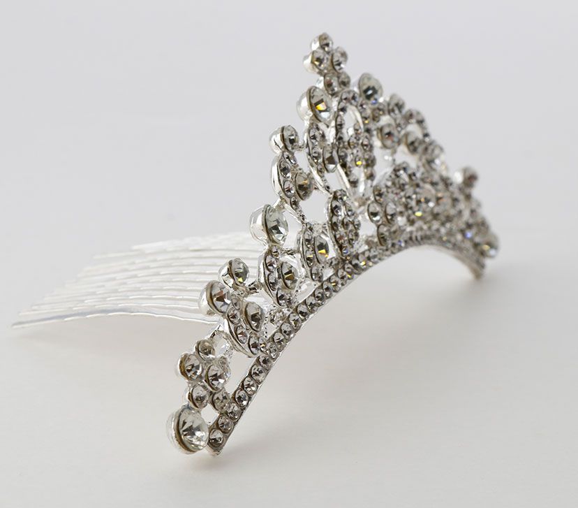 日本 Catherine Cottage - 閃閃發亮華麗皇冠髮飾-A款