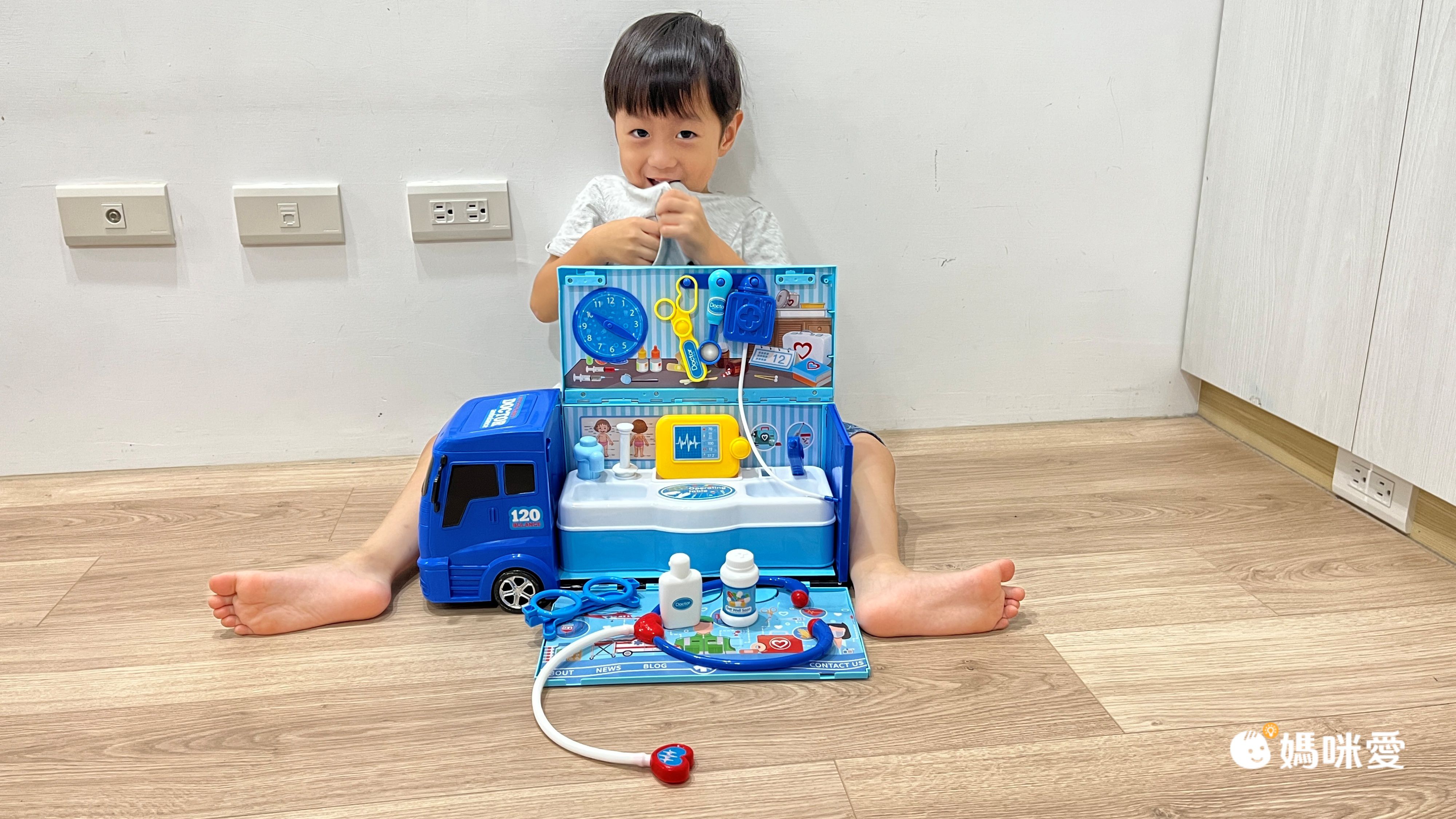 DIY組裝車車【小小家】手提貨櫃車家家酒Ｘ工程車