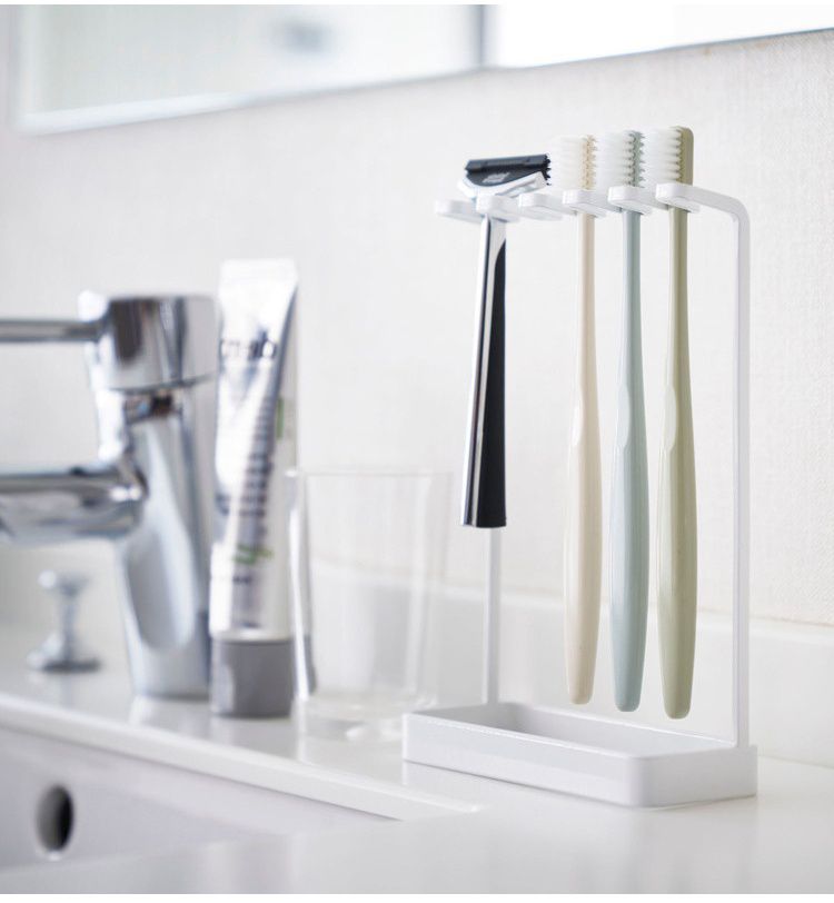 浴室牙刷置物架-黑色