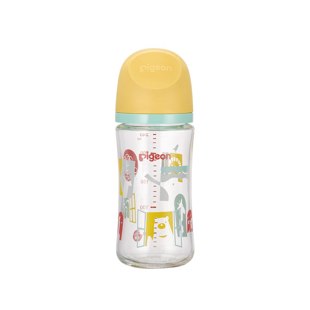 第三代母乳實感玻璃奶瓶240ml-動物園