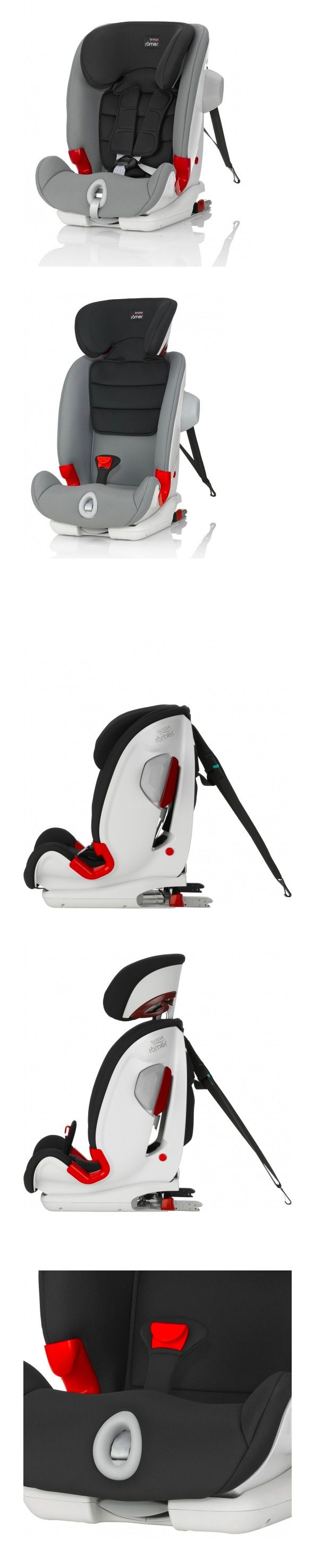 britax römer - 旗艦款ISOFIX 2-12歲成長型汽座-黑灰色