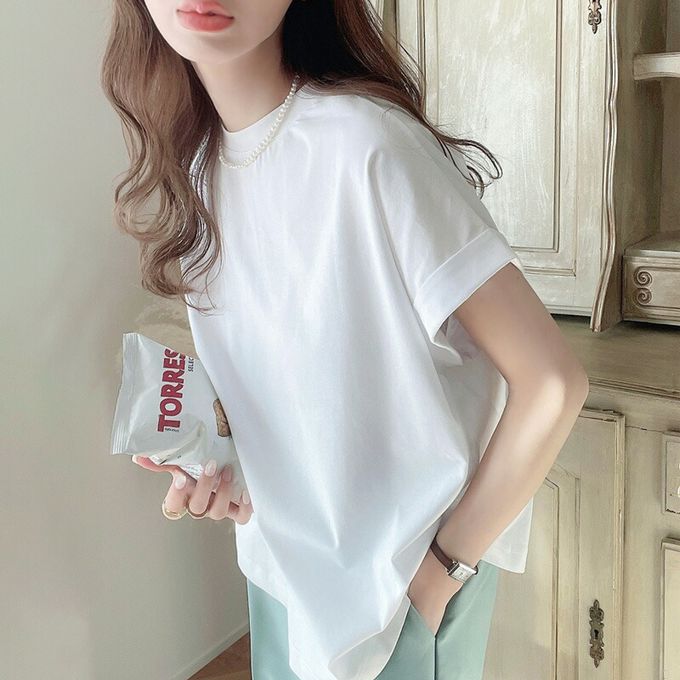 日本 Classical Elf - 前後2way優雅簡約法式袖上衣-淺綠