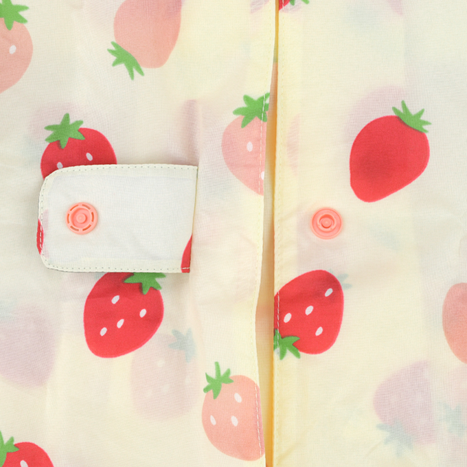 akachan honpo - 雨衣-草莓-象牙白色