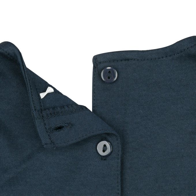 akachan honpo - 百褶洋裝-素面-深藍色