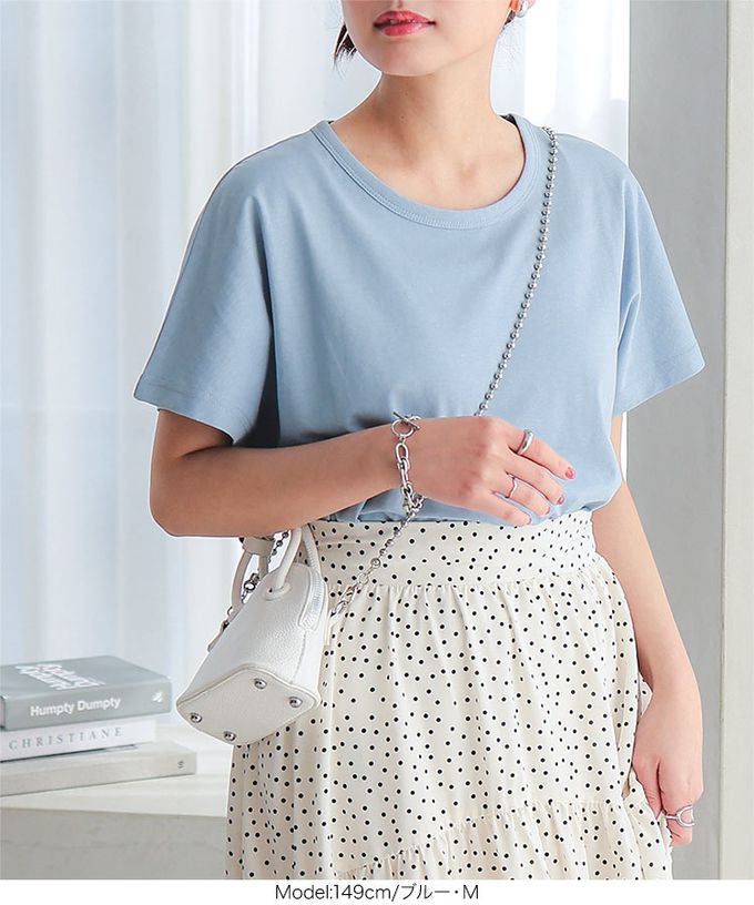 日本 Kobe Lettuce - 經典定番 純棉圓領短袖上衣-條紋-黑白