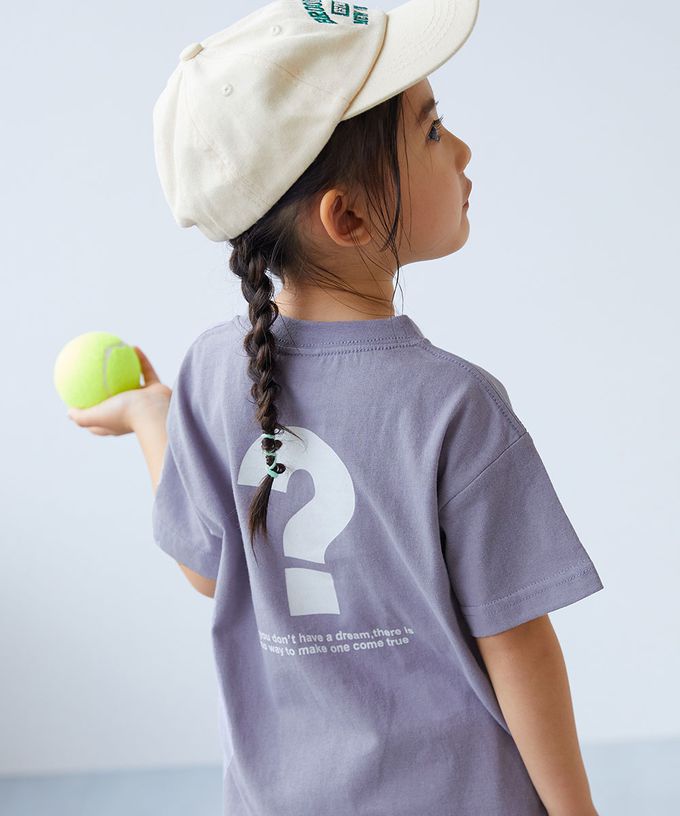 日本 devirock - 純棉定番短袖上衣-海豚公園-霧粉