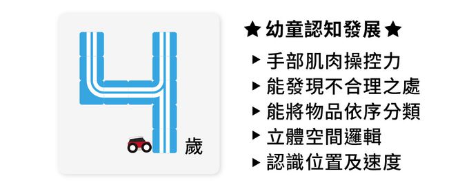 Qbi - 益智軌道磁吸玩具-探索系列-飛車小玩家：百變軌道組