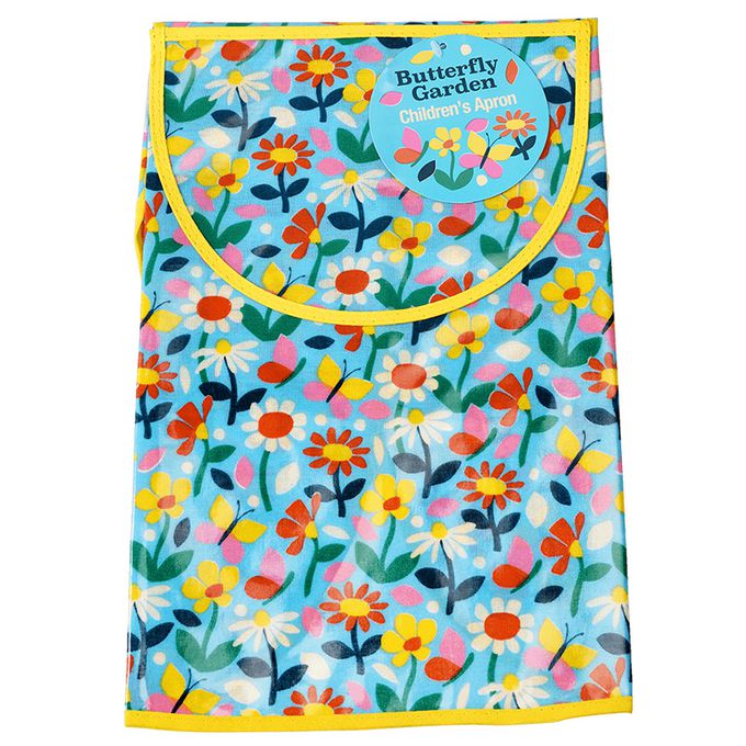 英國 Rex London - 幼兒/兒童料理/烹飪圍裙-蝴蝶花園