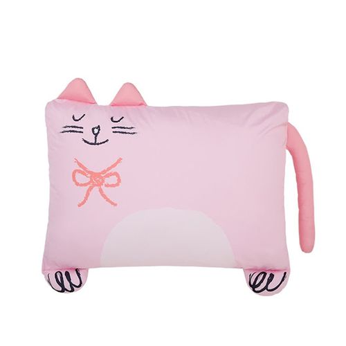 韓國 Aribebe - 棉花糖動物枕套(不含枕芯)-貝麗貓