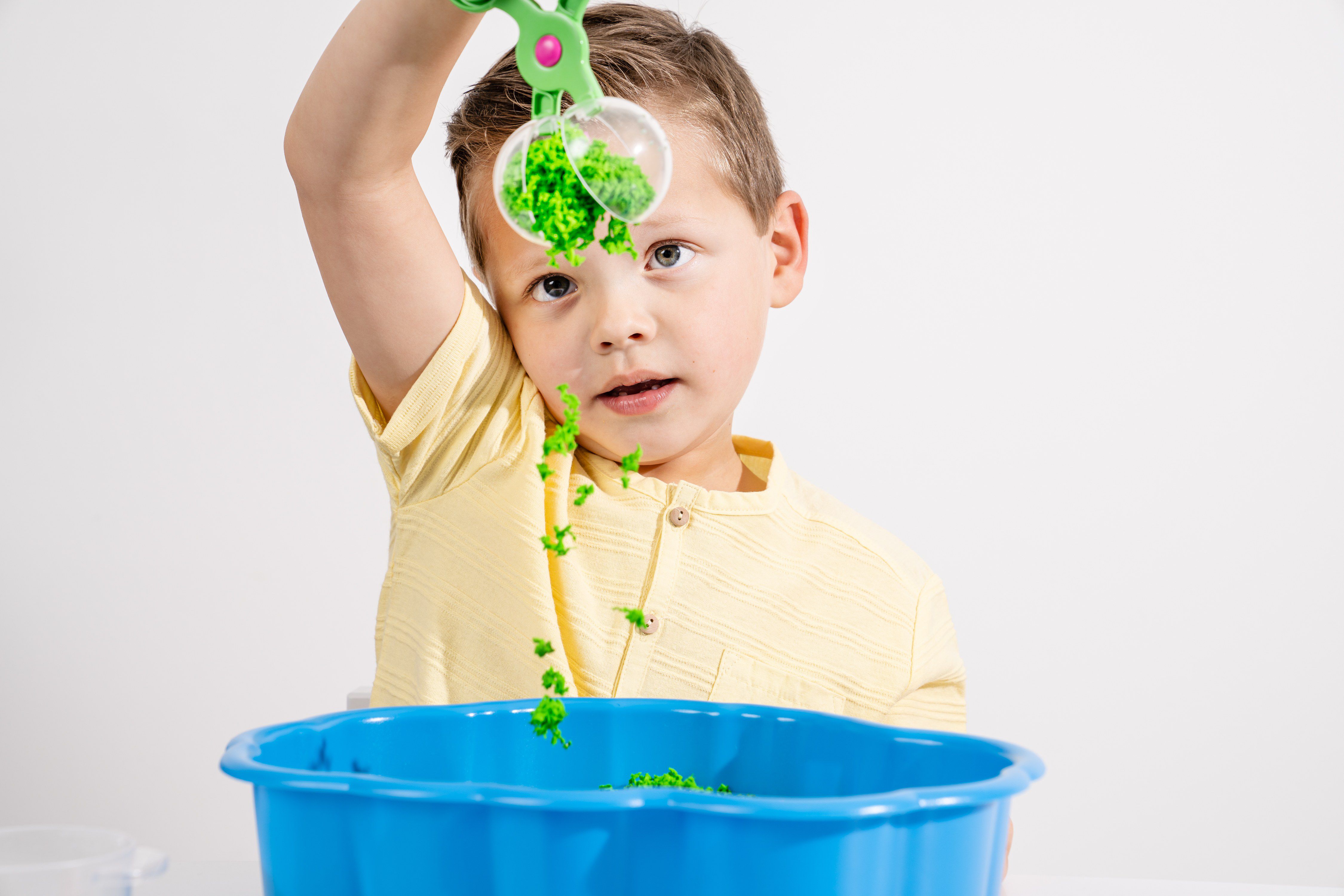 美國 Educational Insights - 魔塑粒粒黏土-空氣鬆土感官盆