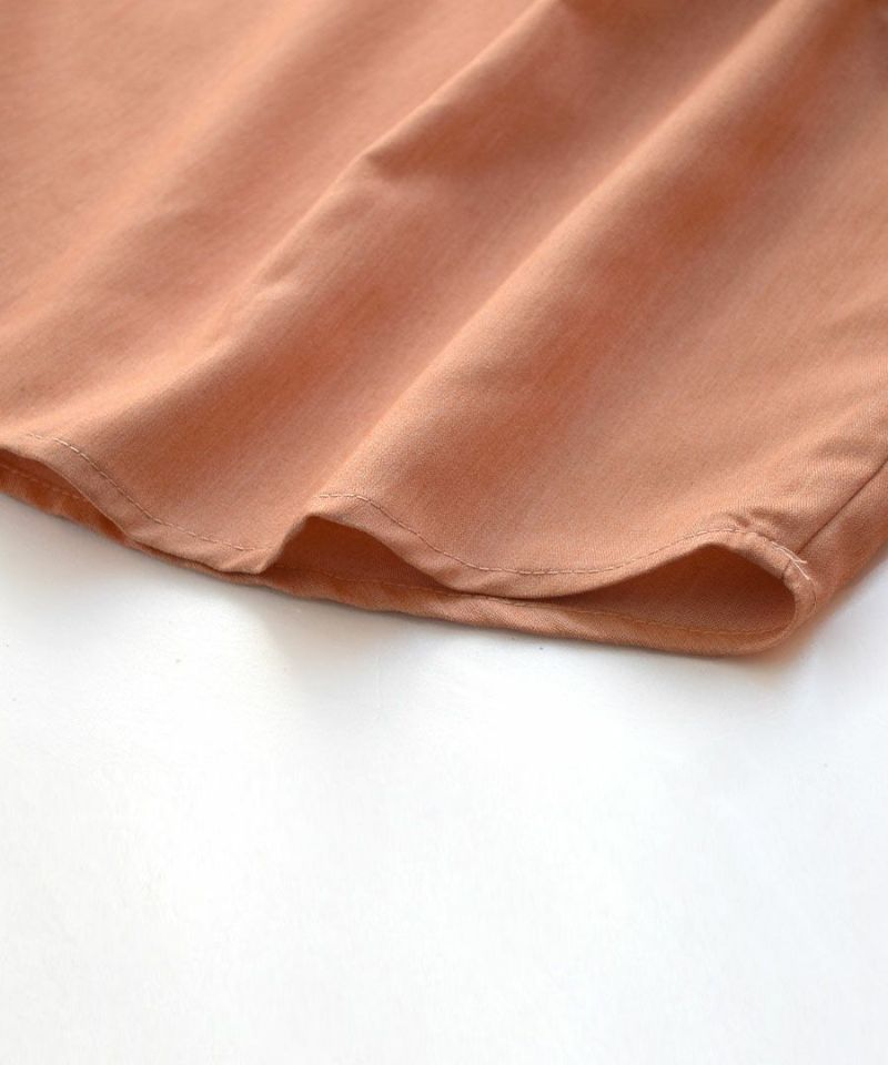 日本 zootie - 公主荷葉領蓮藕袖上衣-鮭魚粉