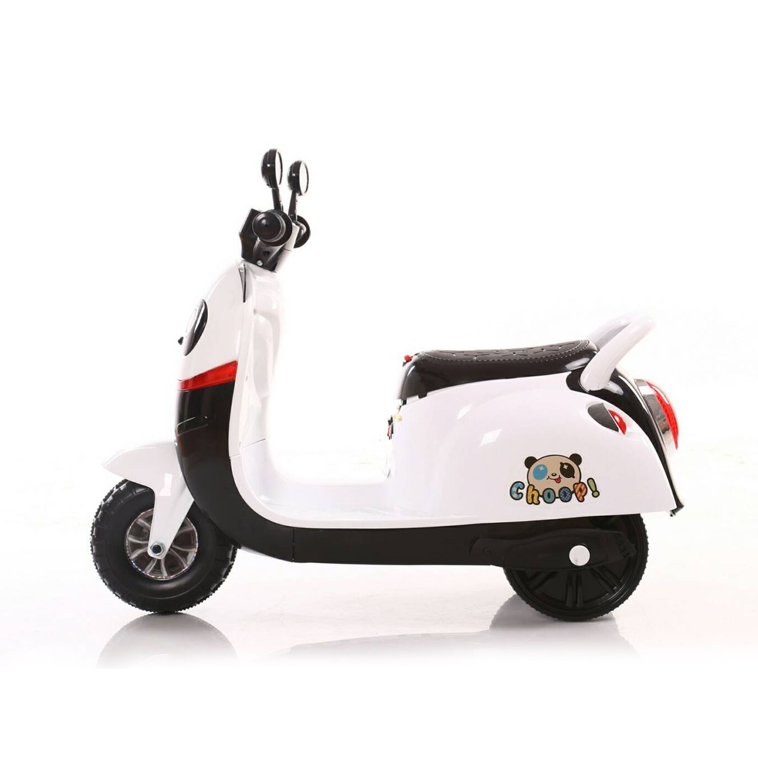 親親 Ching Ching - 小熊貓電動摩托車-白色