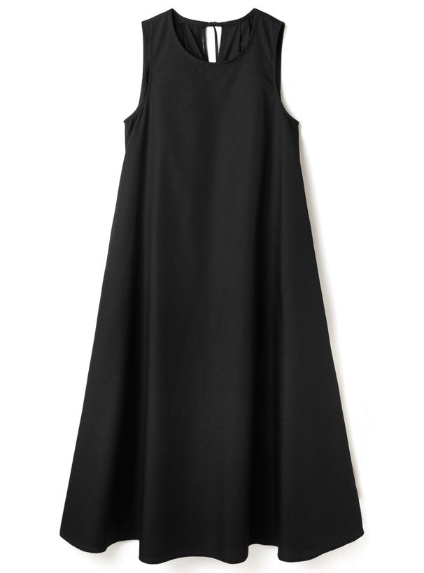 日本 GRL - 優雅後綁帶修身無袖洋裝-淺軍綠